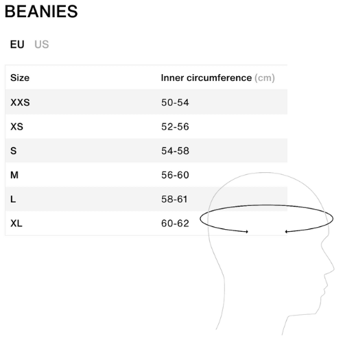 Beanies-Size-Chart