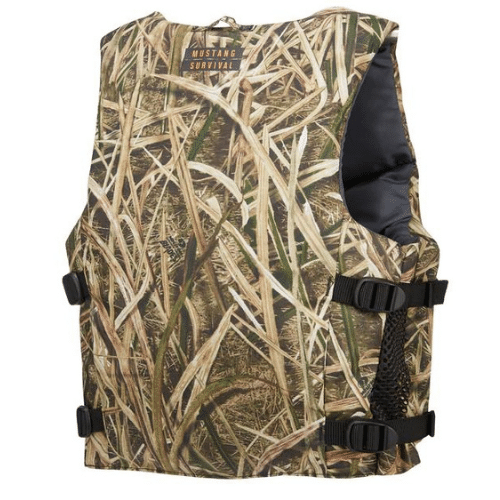 Young Adult Rev Foam Vest Camo Back