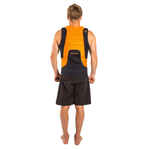 Defender-HF-Impact-Vest-High-Vis-Orange-Model-Back