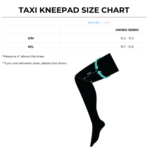 kneepad-size-chart